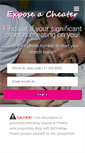 Mobile Screenshot of exposeacheater.com